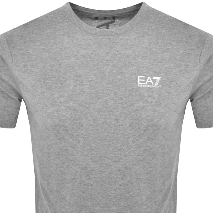Image number 2 for EA7 Emporio Armani Logo T Shirt Grey