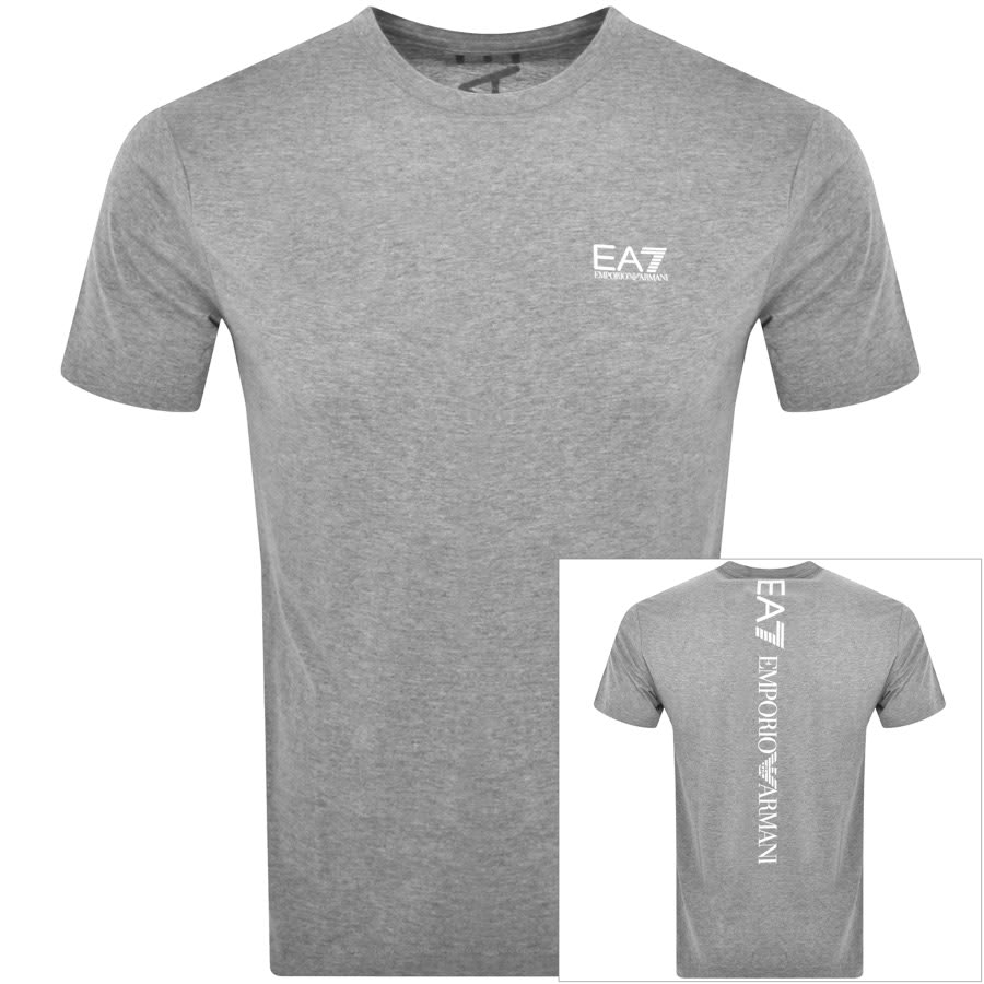 Image number 1 for EA7 Emporio Armani Logo T Shirt Grey