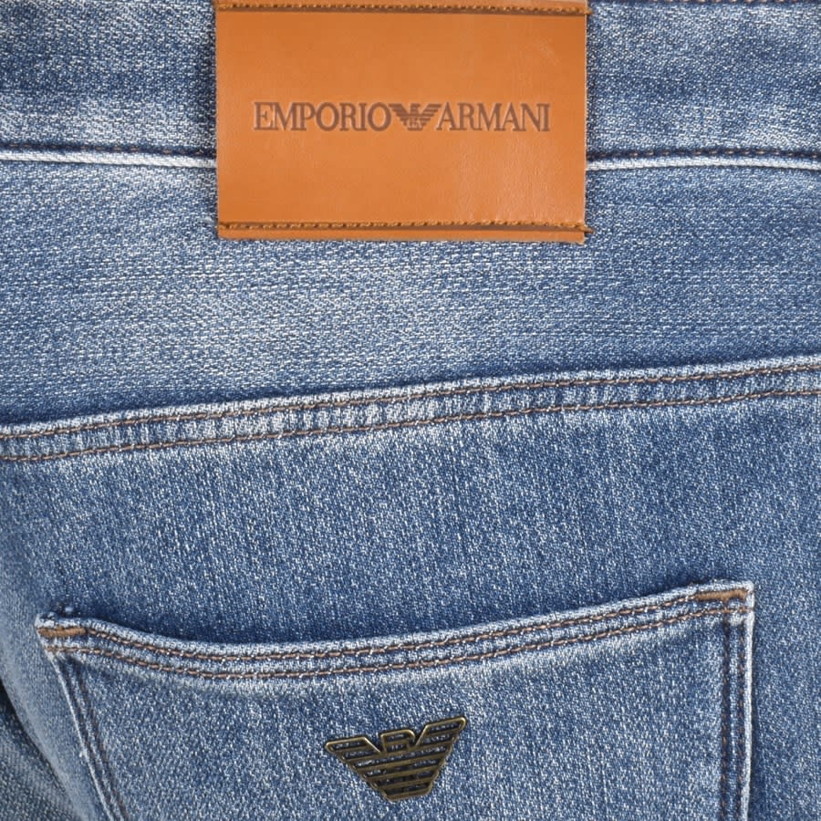 Image number 3 for Emporio Armani J06 Slim Fit Jeans Blue