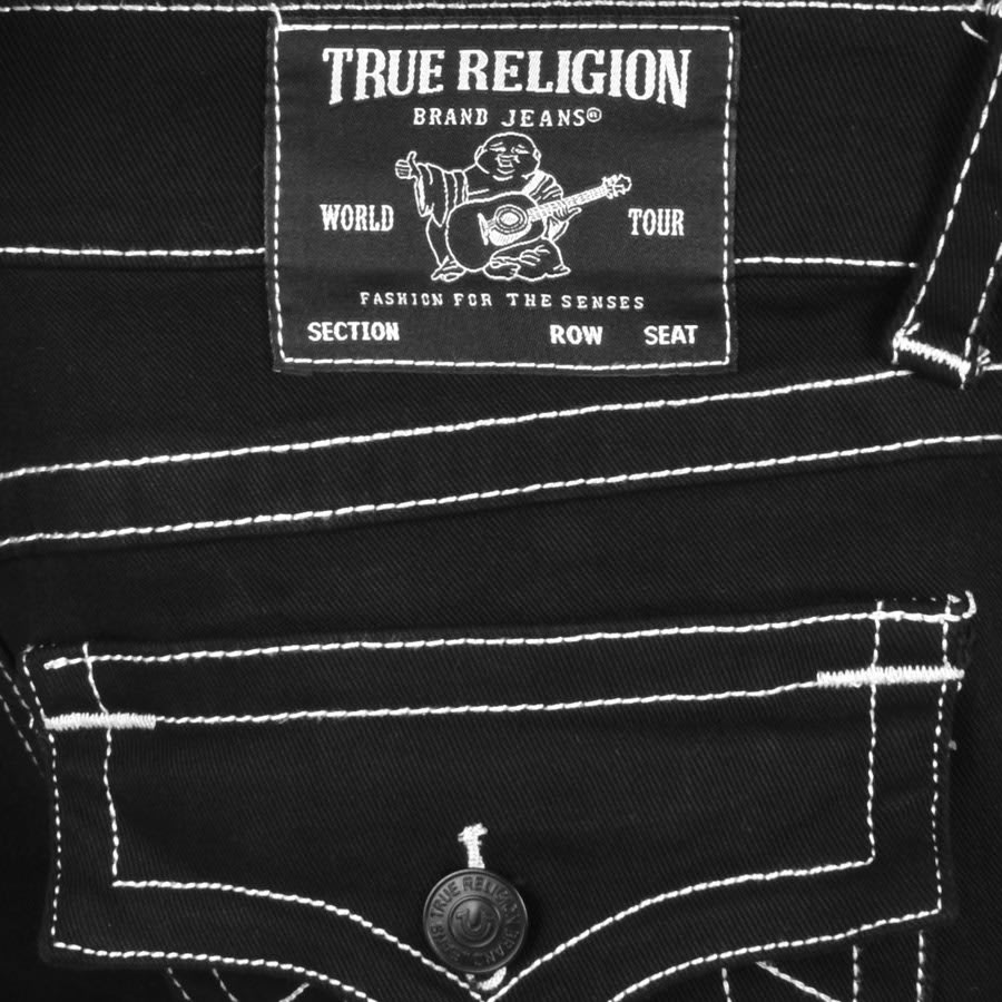 Image number 3 for True Religion Rocco Super Flap Jeans Black