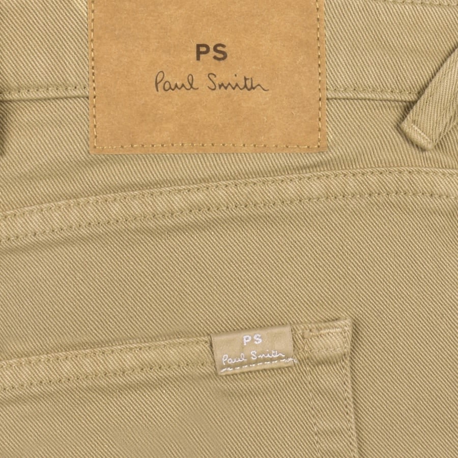 Image number 3 for Paul Smith Tapered Fit Jeans Beige