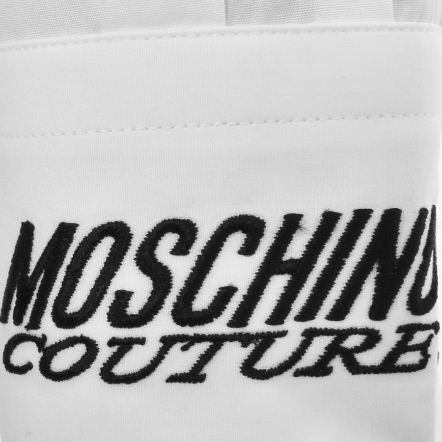 Image number 3 for Moschino Logo Long Sleeve Shirt White