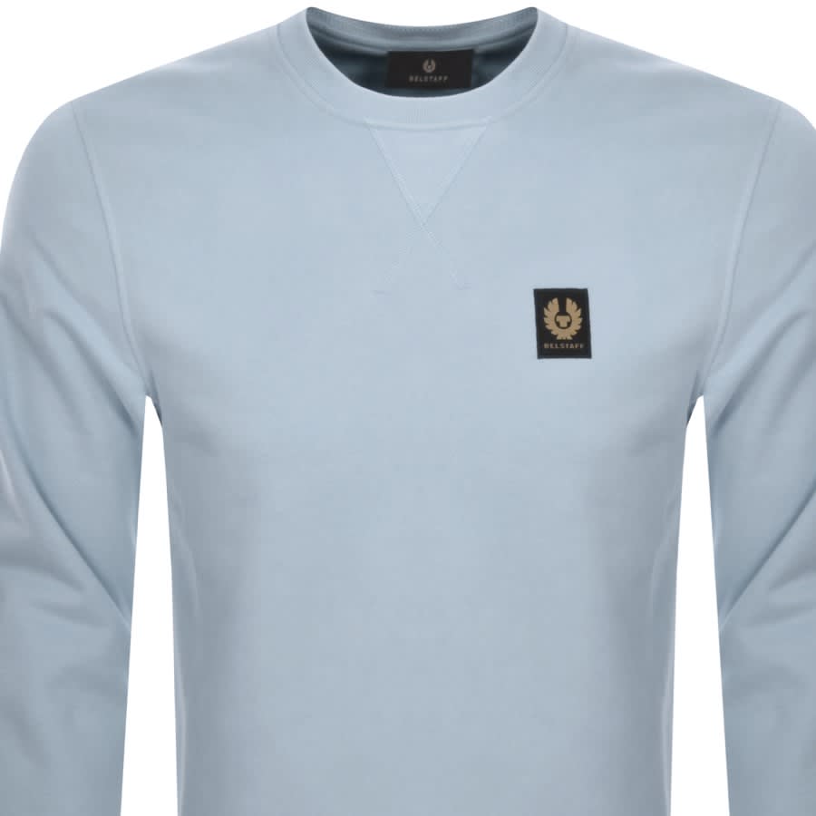 Image number 2 for Belstaff Crew Neck Sweatshirt Blue