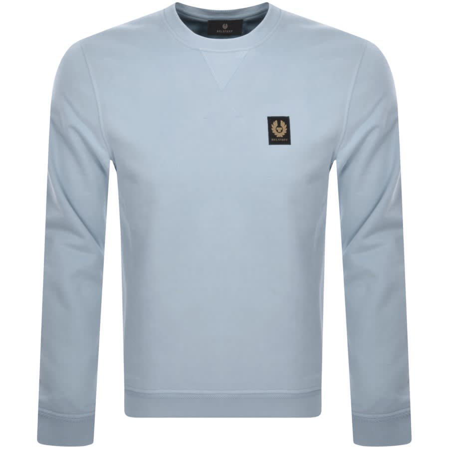 Image number 1 for Belstaff Crew Neck Sweatshirt Blue