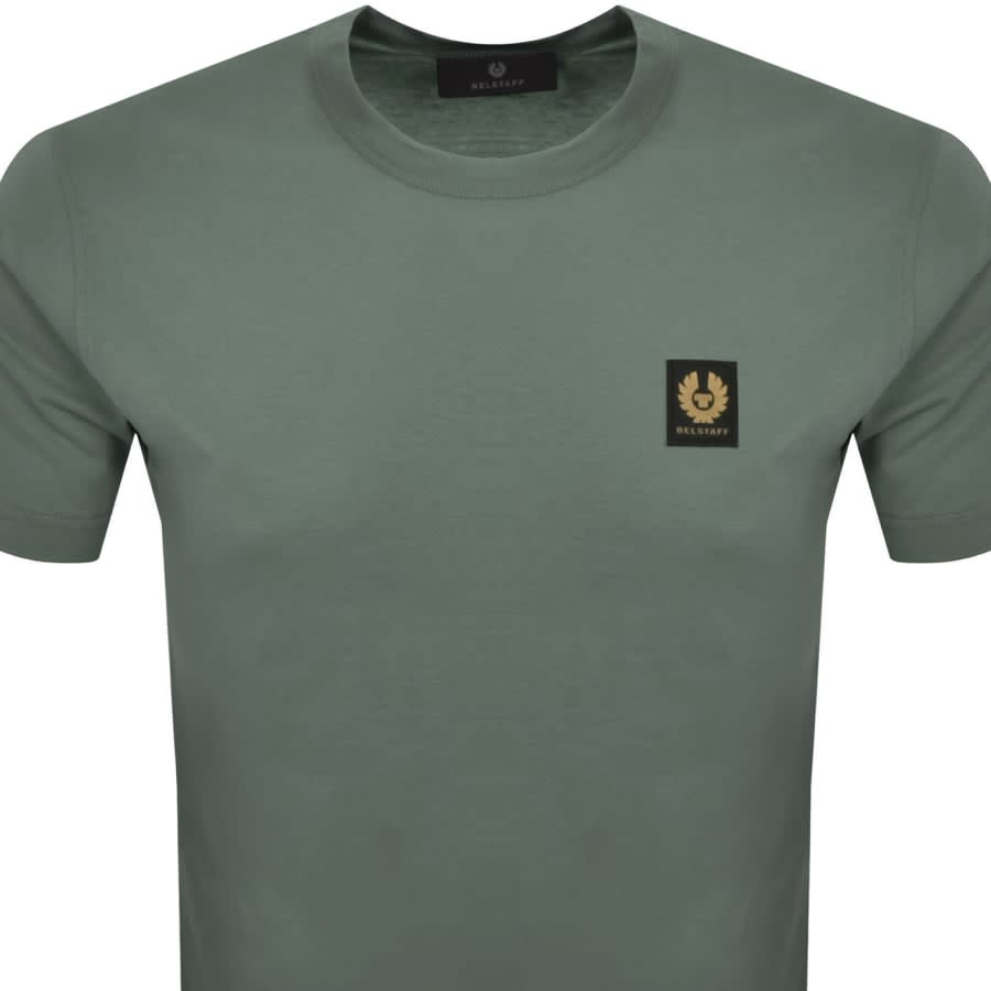 Image number 2 for Belstaff Logo T Shirt Green