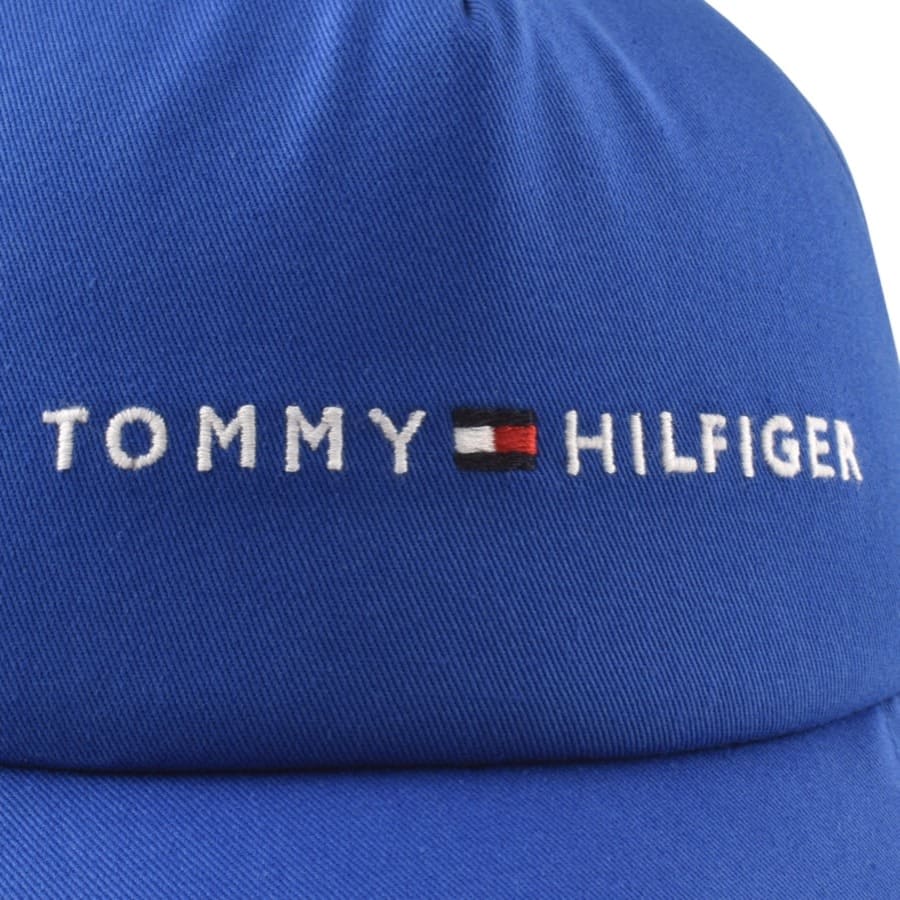 Image number 4 for Tommy Hilfiger Skyline Soft Cap Blue