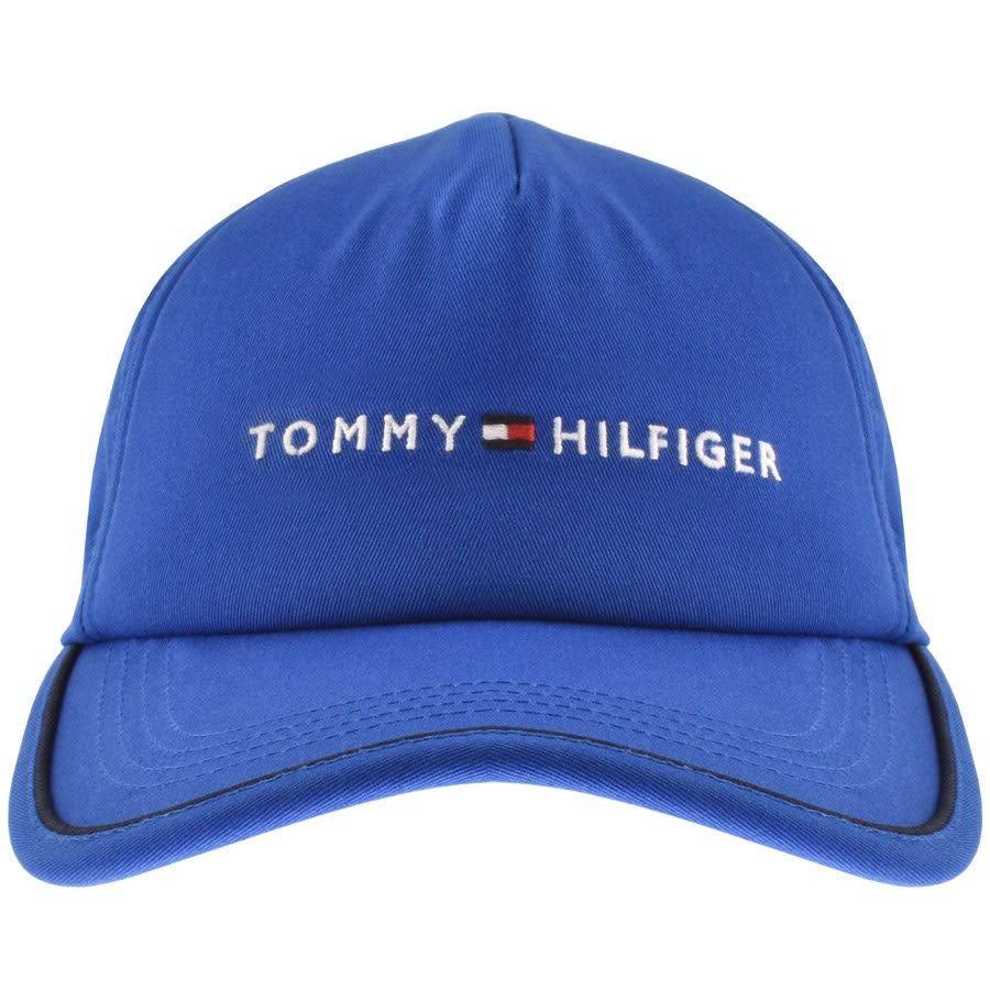 Image number 1 for Tommy Hilfiger Skyline Soft Cap Blue
