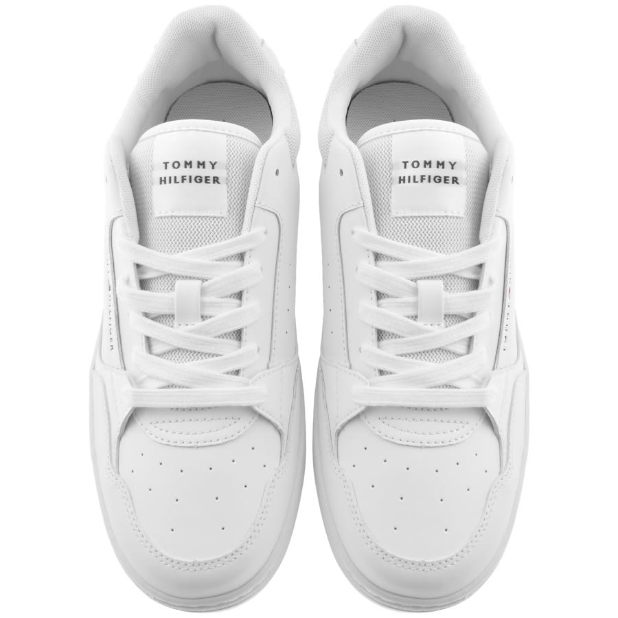 Image number 3 for Tommy Hilfiger Basket Core Trainers White