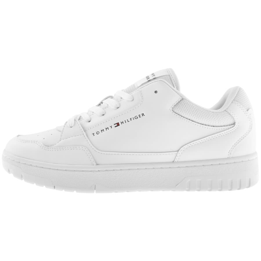 Image number 1 for Tommy Hilfiger Basket Core Trainers White