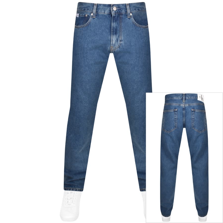 Image number 1 for Calvin Klein Jeans Authentic Straight Jeans Blue