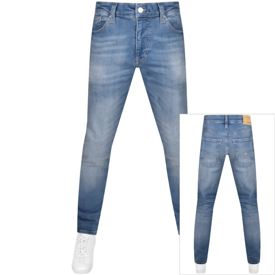 Image number 1 for Tommy Jeans Austin Slim Tapered Jeans Blue
