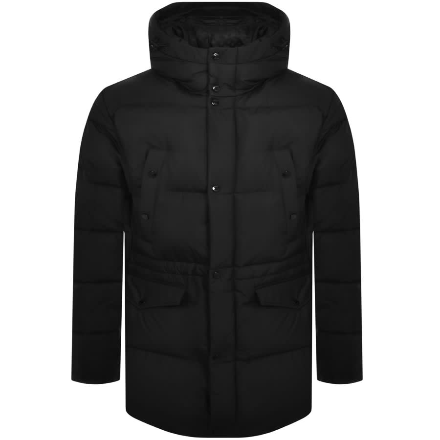 BOSS Condolo Hooded Down Jacket Black | Mainline Menswear