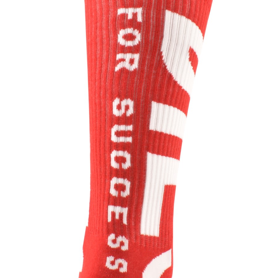 Image number 2 for Diesel Ray Three Pack Socks Red
