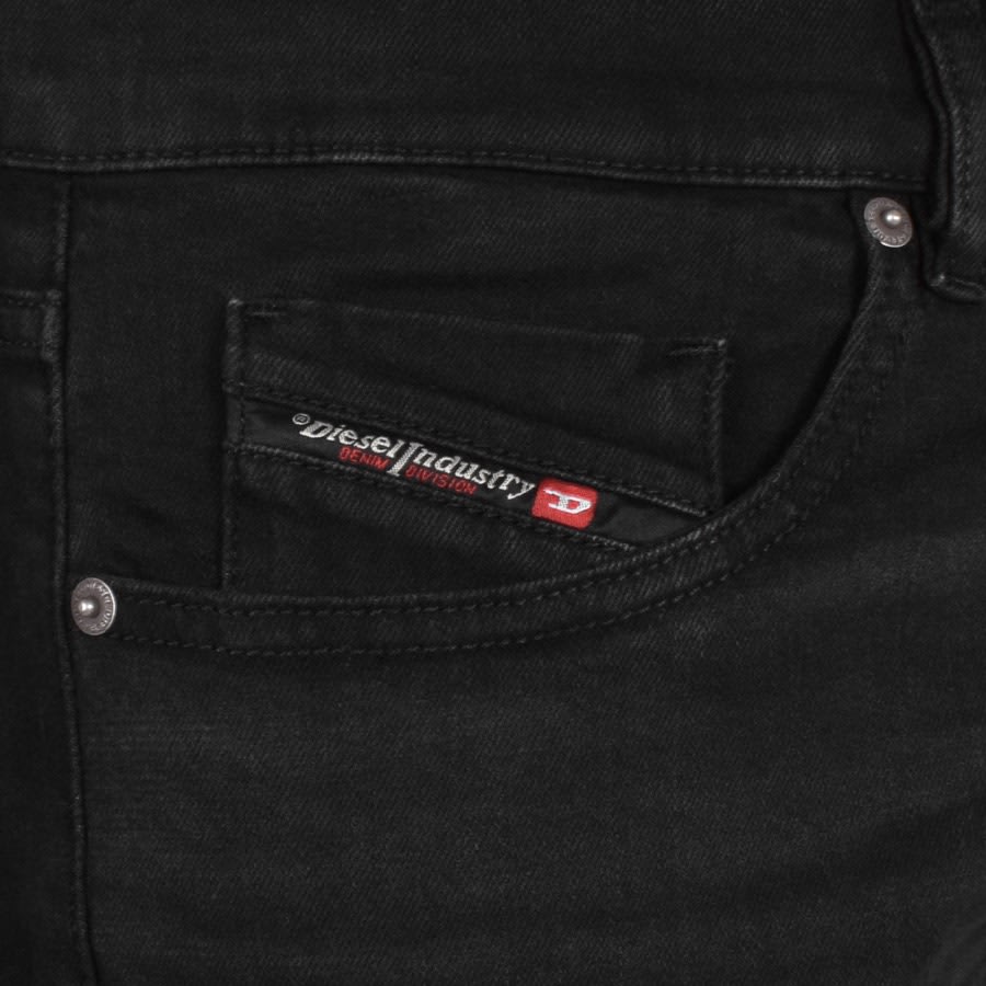 Diesel black slim fit jeans on sale