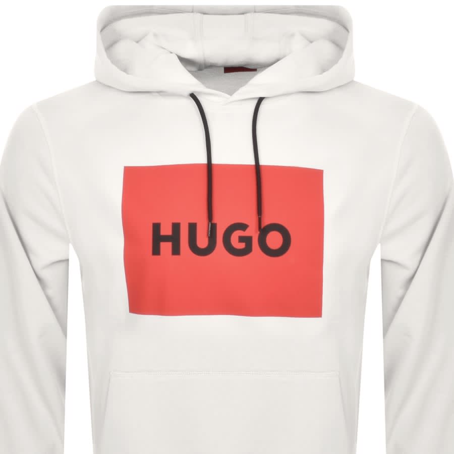 Image number 2 for HUGO Daratschi223 Hoodie White