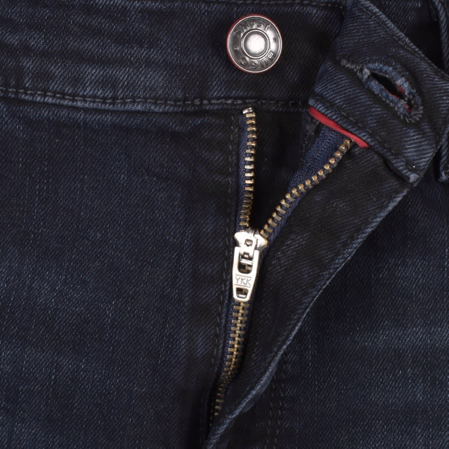 Image number 5 for HUGO 708 Slim Fit Jeans Navy
