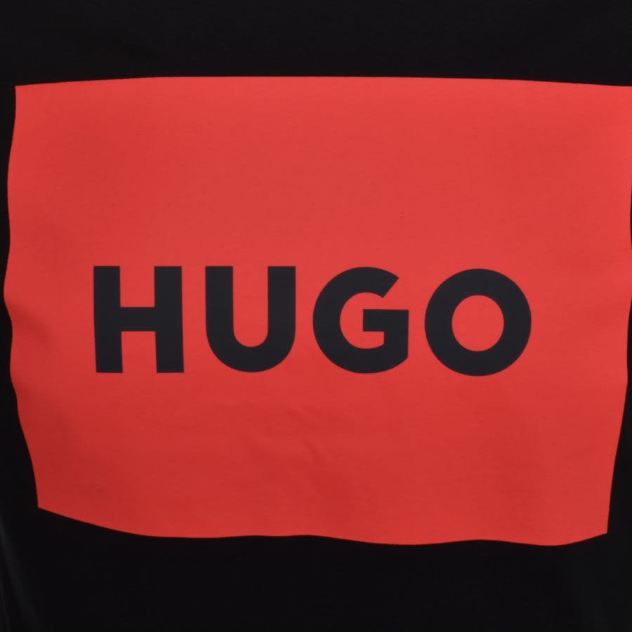 Image number 3 for HUGO Dulive Crew Neck T Shirt Black