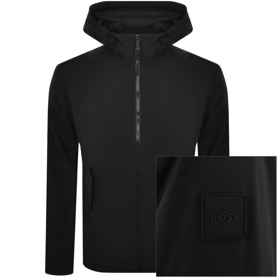 Image number 1 for BOSS Coglio Hooded Jacket Black