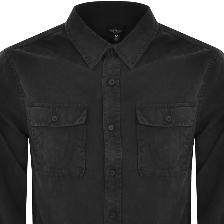 Image number 2 for True Religion Workwear Shirt Black