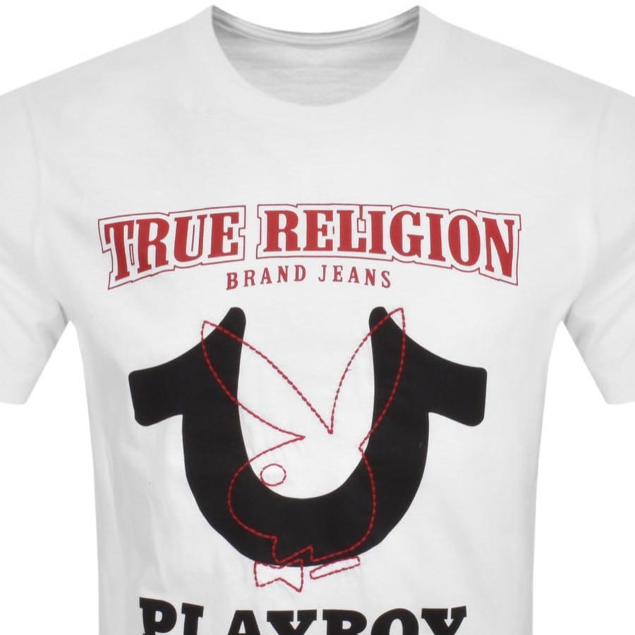 Image number 2 for True Religion X Playboy T Shirt White