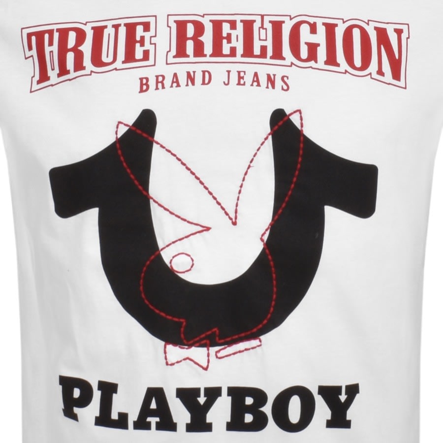 Image number 3 for True Religion X Playboy T Shirt White