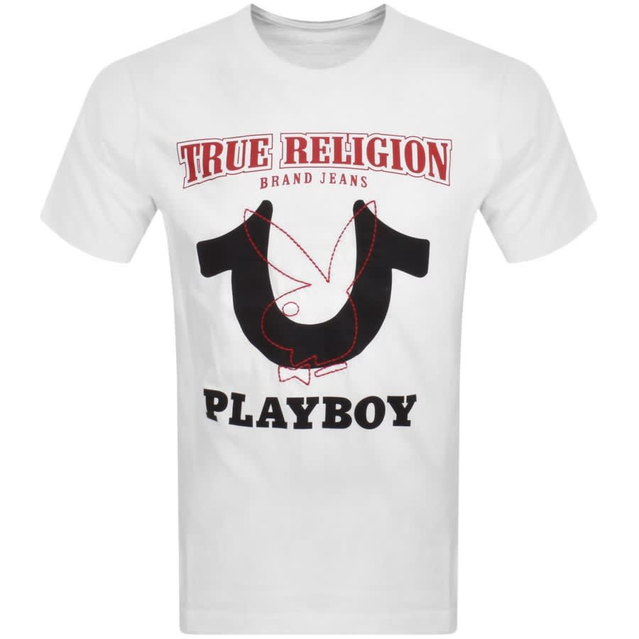 Image number 1 for True Religion X Playboy T Shirt White
