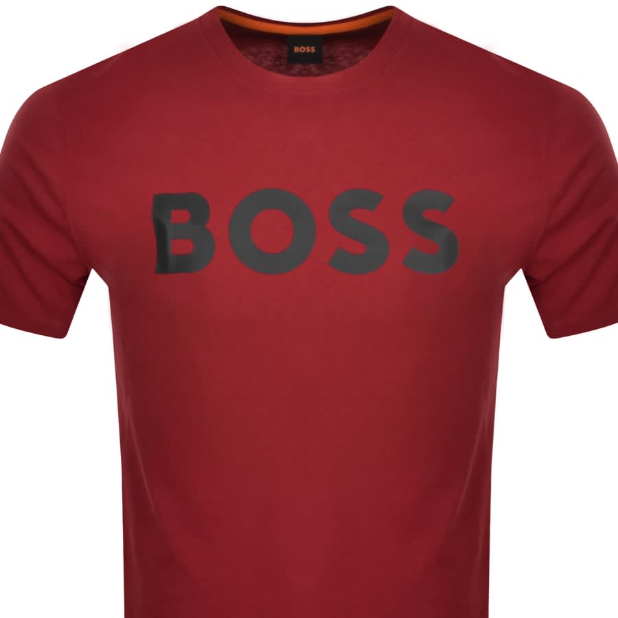 Image number 2 for BOSS Thinking 1 Logo T Shirt Red