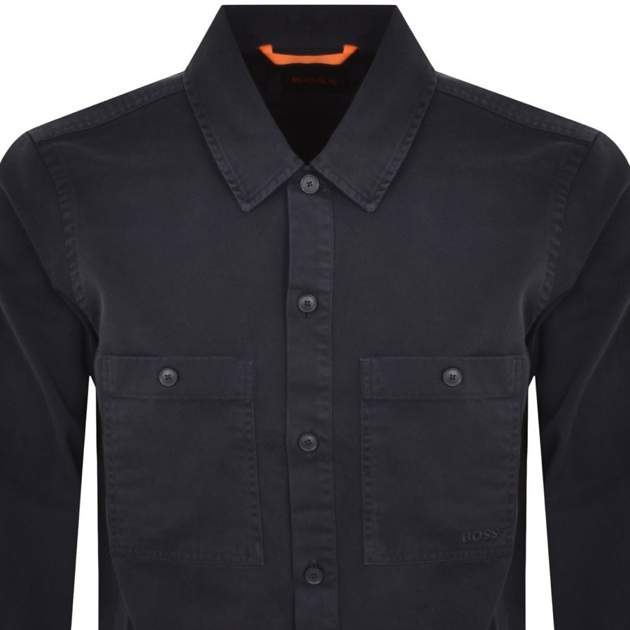 Image number 2 for BOSS Locky Overshirt Jacket Navy