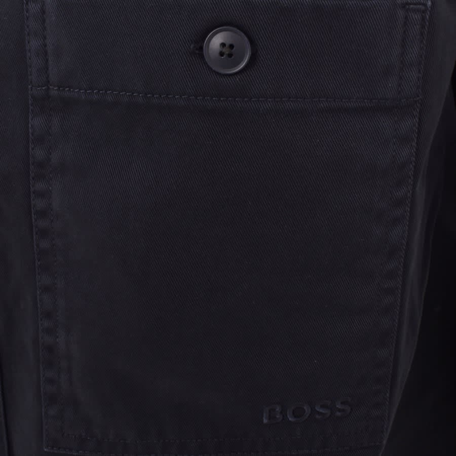 Image number 3 for BOSS Locky Overshirt Jacket Navy