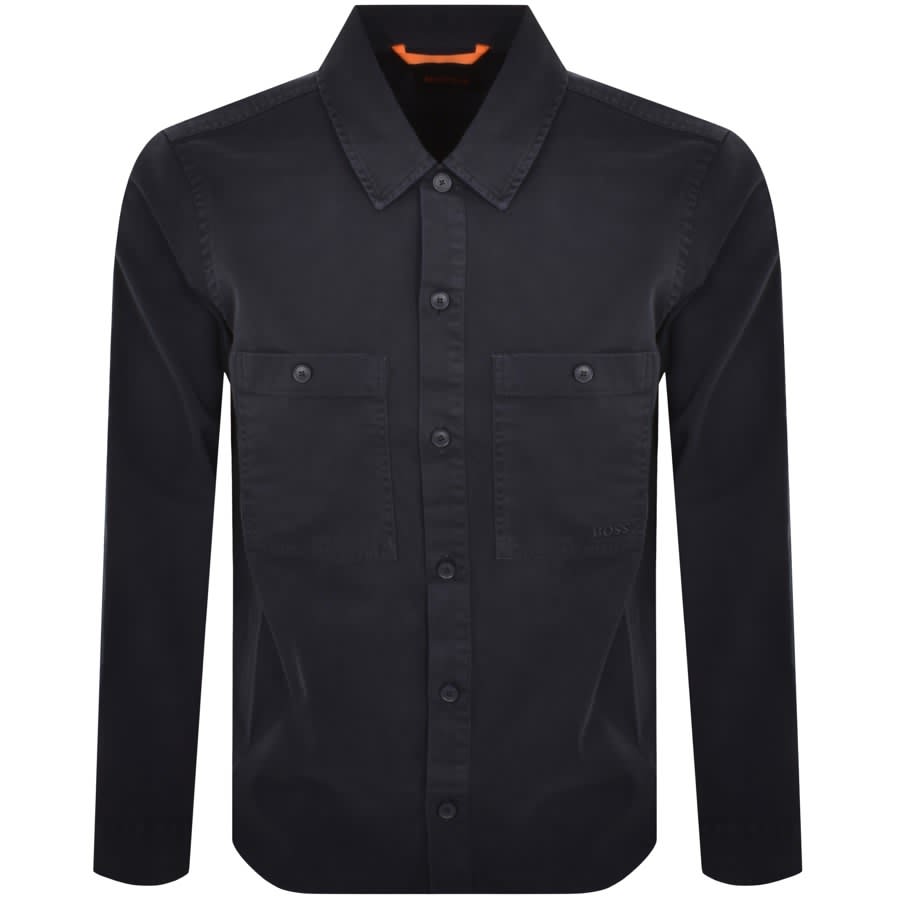 Image number 1 for BOSS Locky Overshirt Jacket Navy
