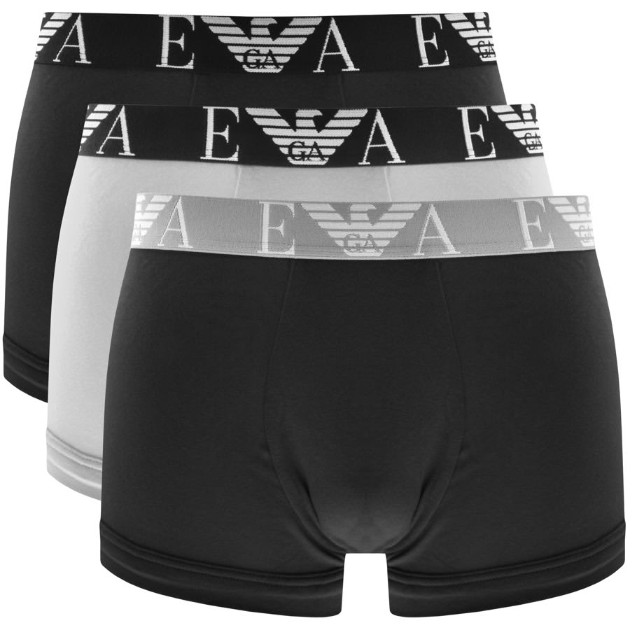 Image number 1 for Emporio Armani Underwear Three Pack Trunks