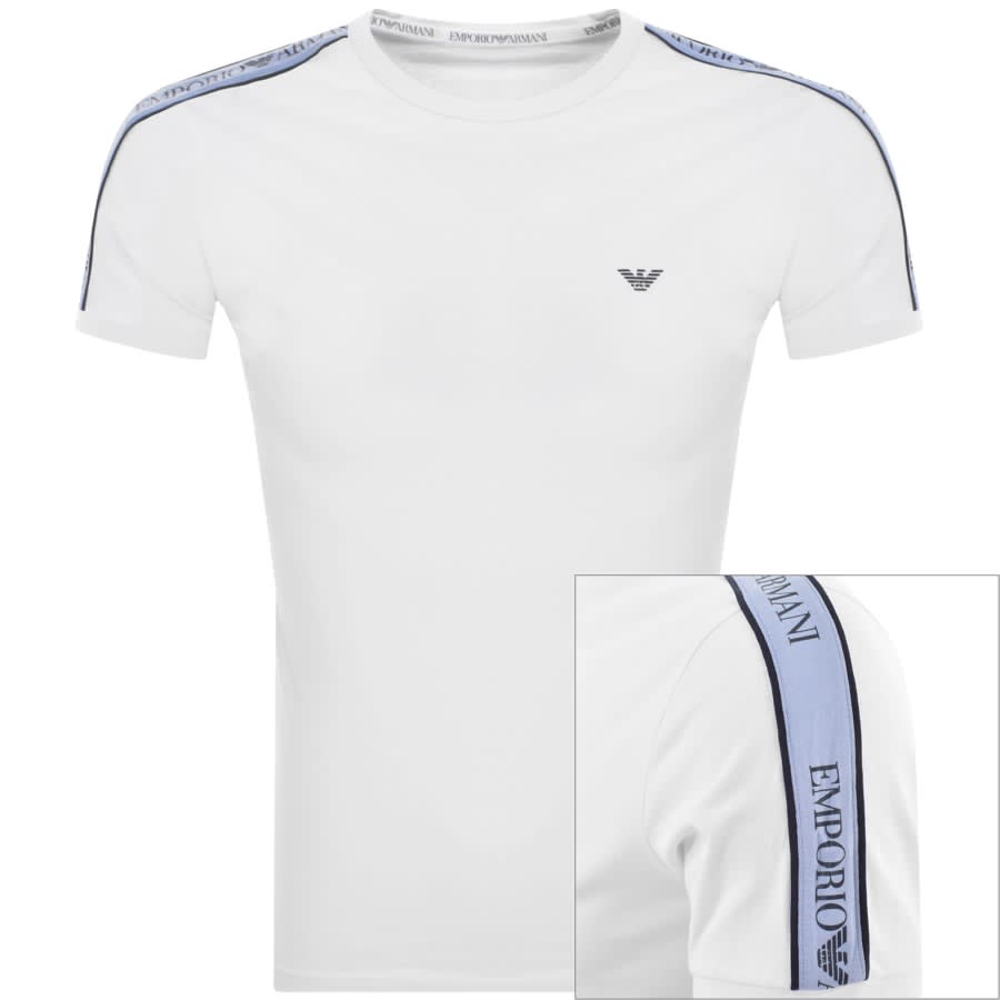 Image number 1 for Emporio Armani Lounge Logo T Shirt White