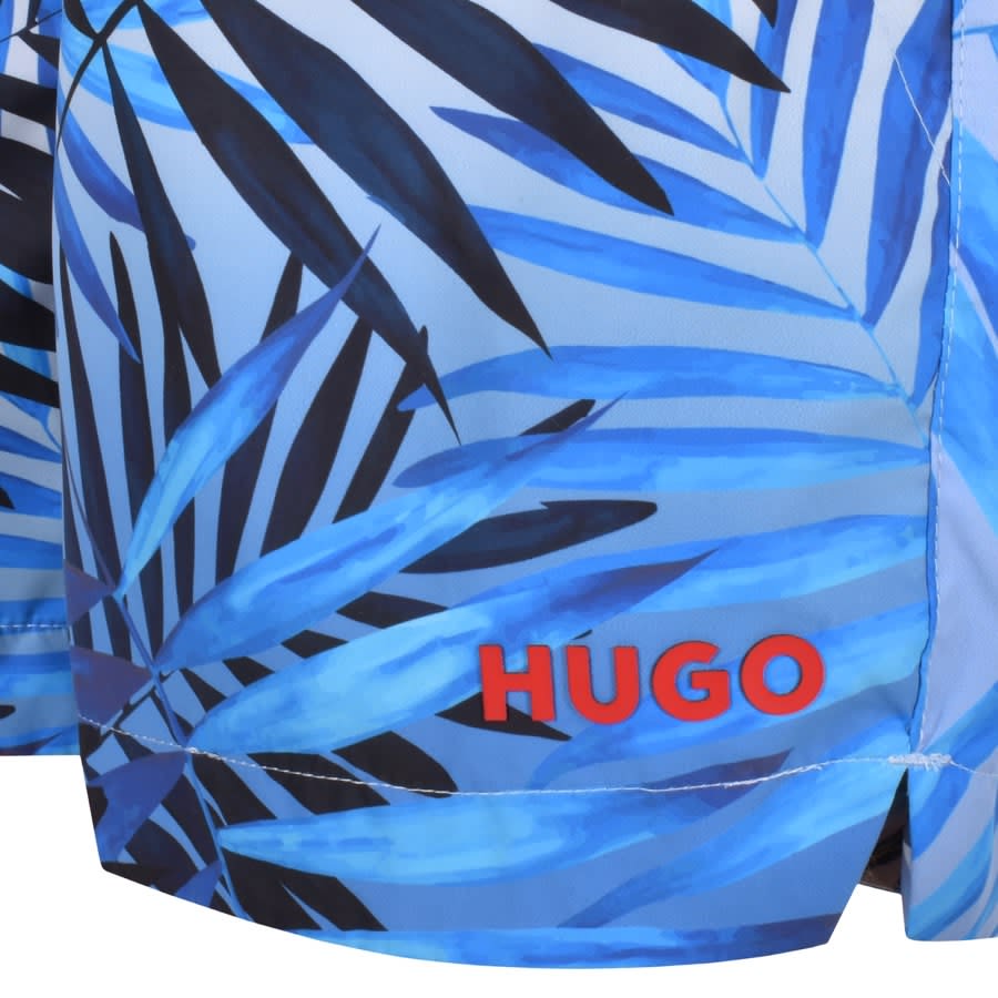 Image number 3 for HUGO Calala Swim Shorts Blue