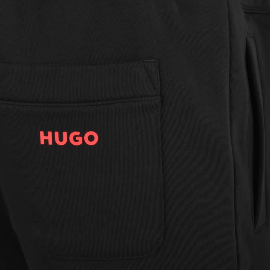 Image number 4 for HUGO Dinque Jersey Shorts Black