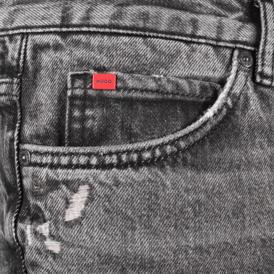 Image number 4 for HUGO 634 Tapered Fit Jeans Grey