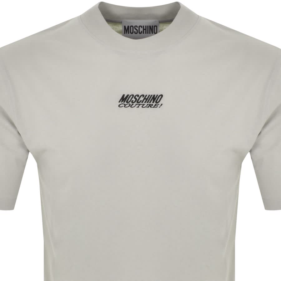 Image number 2 for Moschino Logo T Shirt Beige