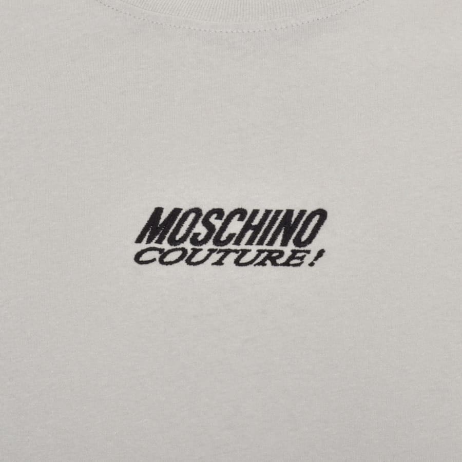 Image number 3 for Moschino Logo T Shirt Beige
