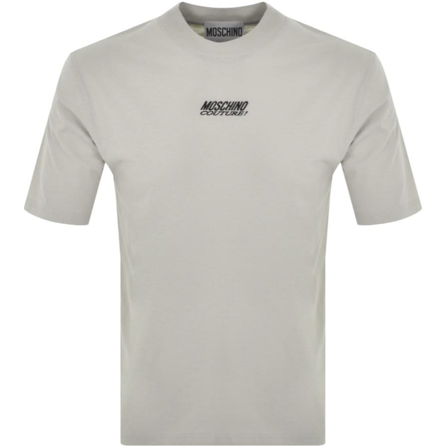 Image number 1 for Moschino Logo T Shirt Beige