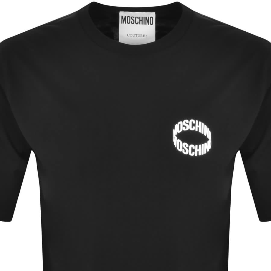 Image number 3 for Moschino Logo T Shirt Black