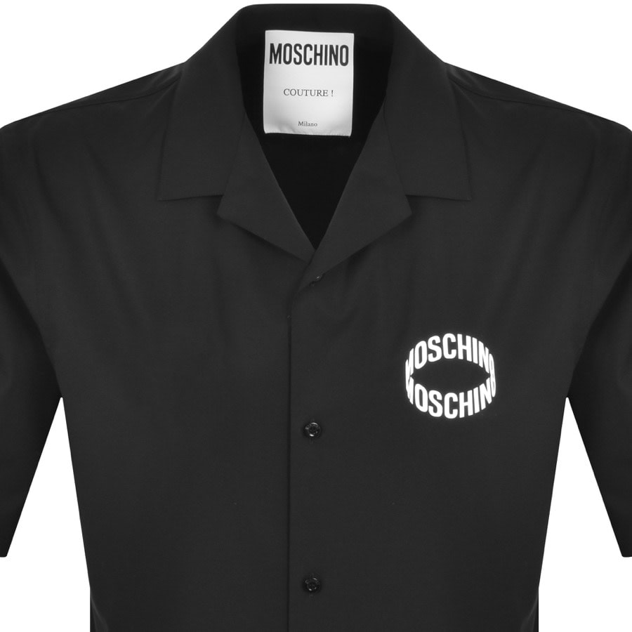 Image number 2 for Moschino Short Sleeve Logo Shirt Black