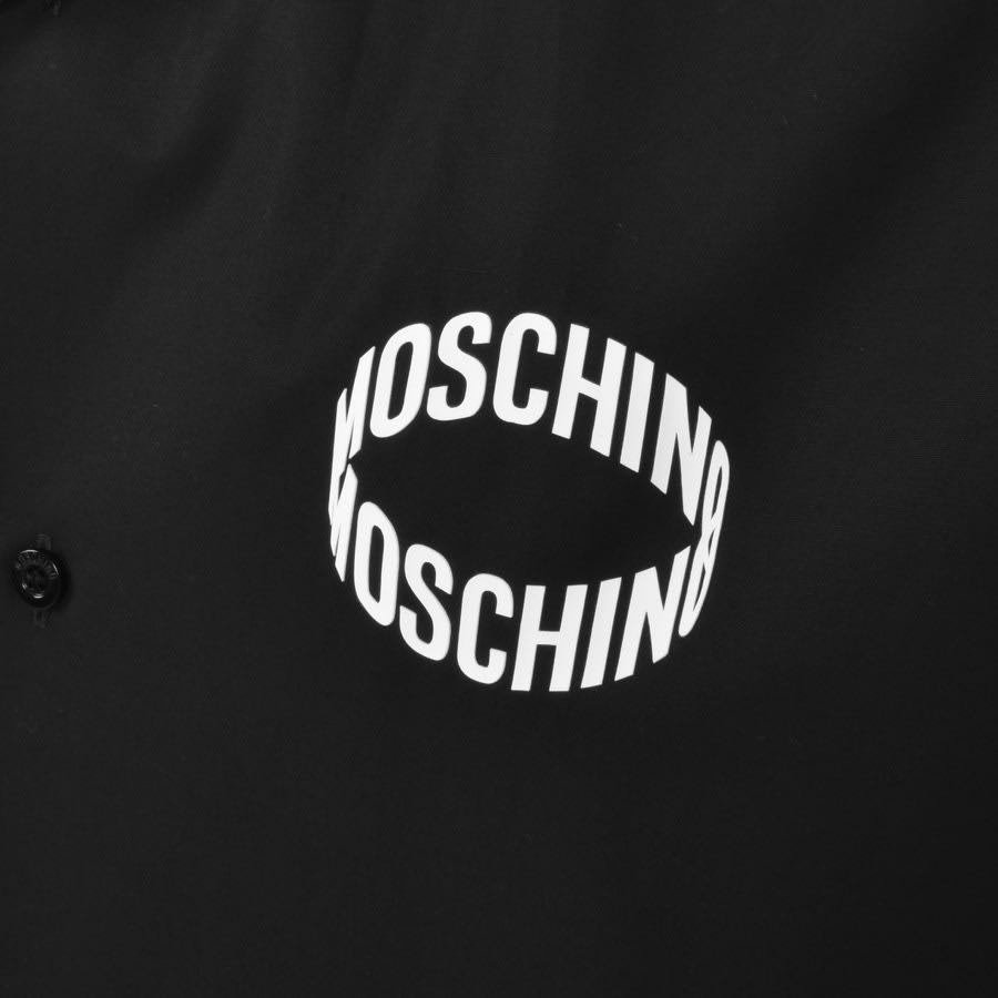 Image number 3 for Moschino Short Sleeve Logo Shirt Black