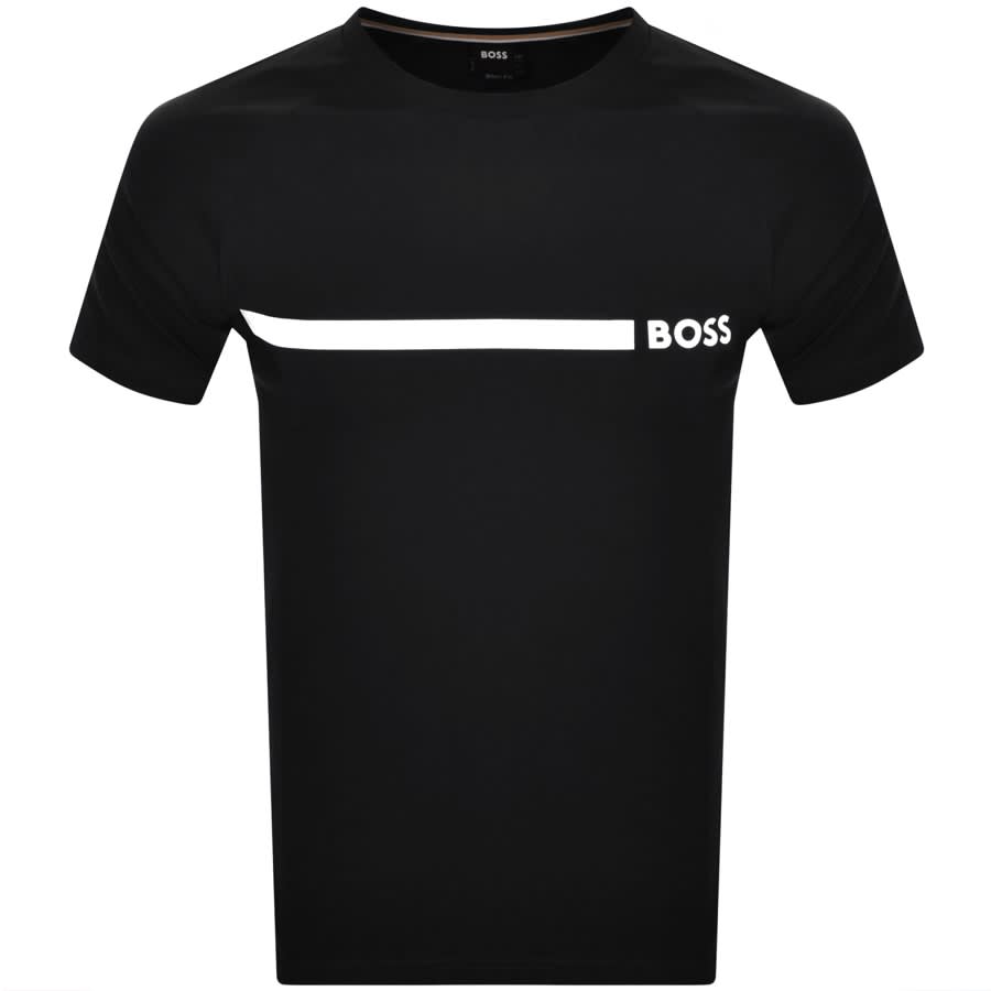 BOSS Slim Fit T Shirt Black Mainline Menswear
