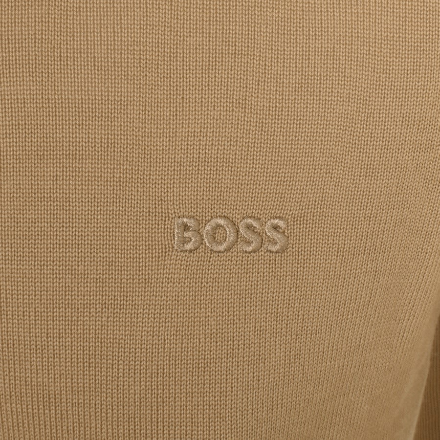 Image number 3 for BOSS Bonno Knit Jumper Beige