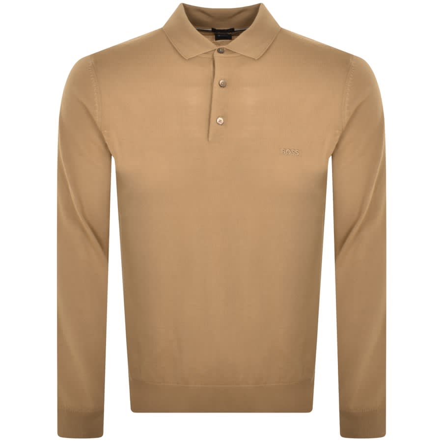 Image number 1 for BOSS Bonno Knit Jumper Beige