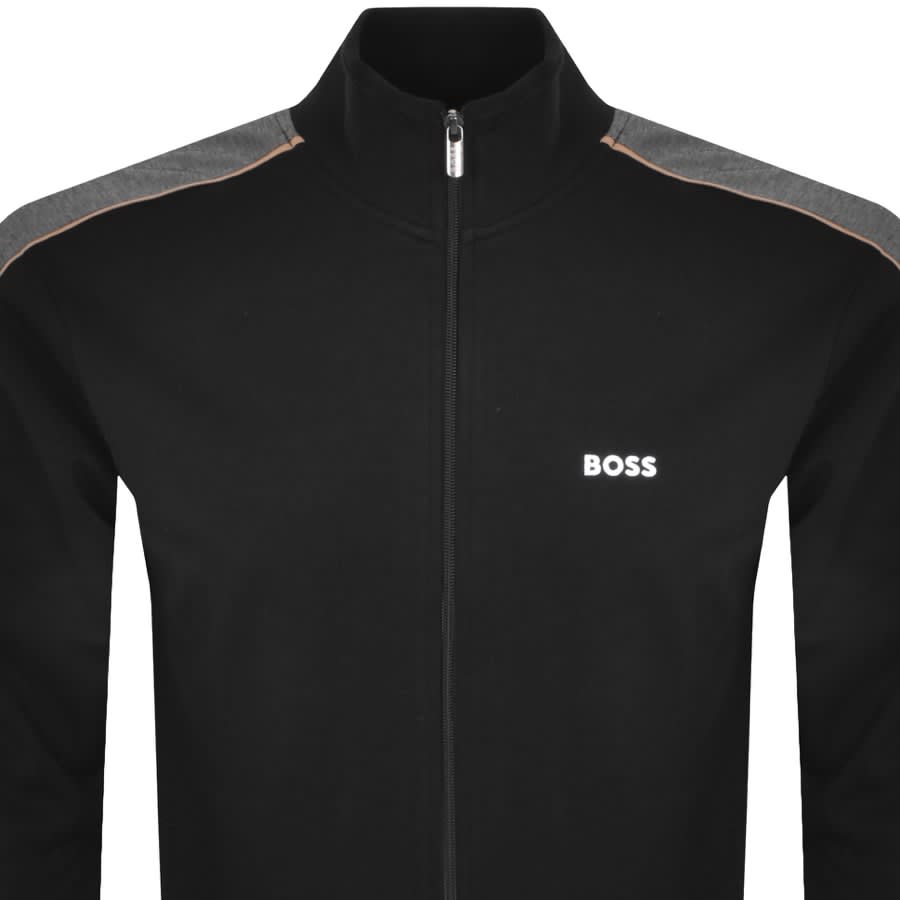 Image number 2 for BOSS Full Zip Sweatshirt Black