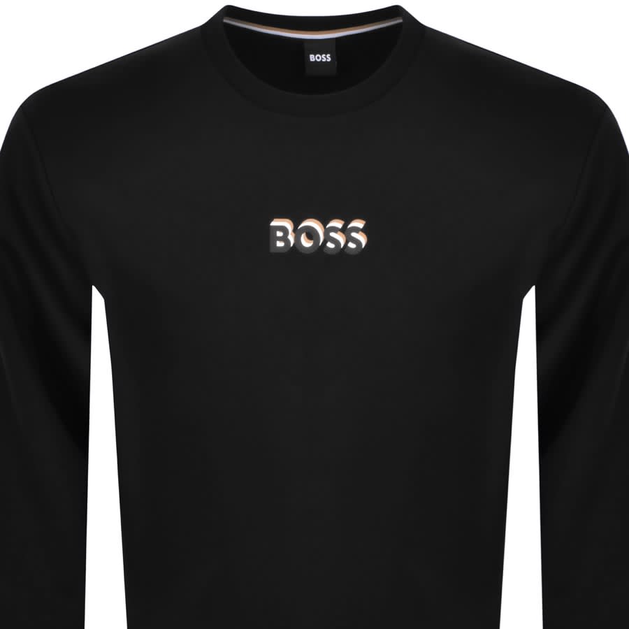 Image number 2 for BOSS Iconic Sweatshirt Black