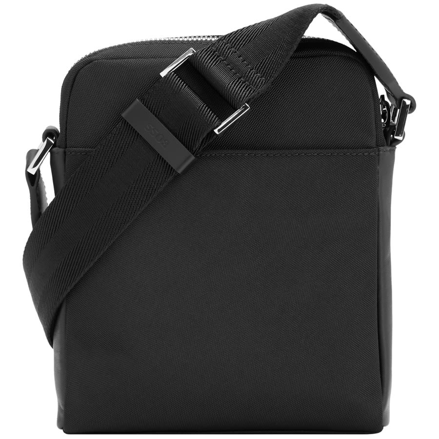 Image number 2 for BOSS Highway Zip Shoulder Bag Black