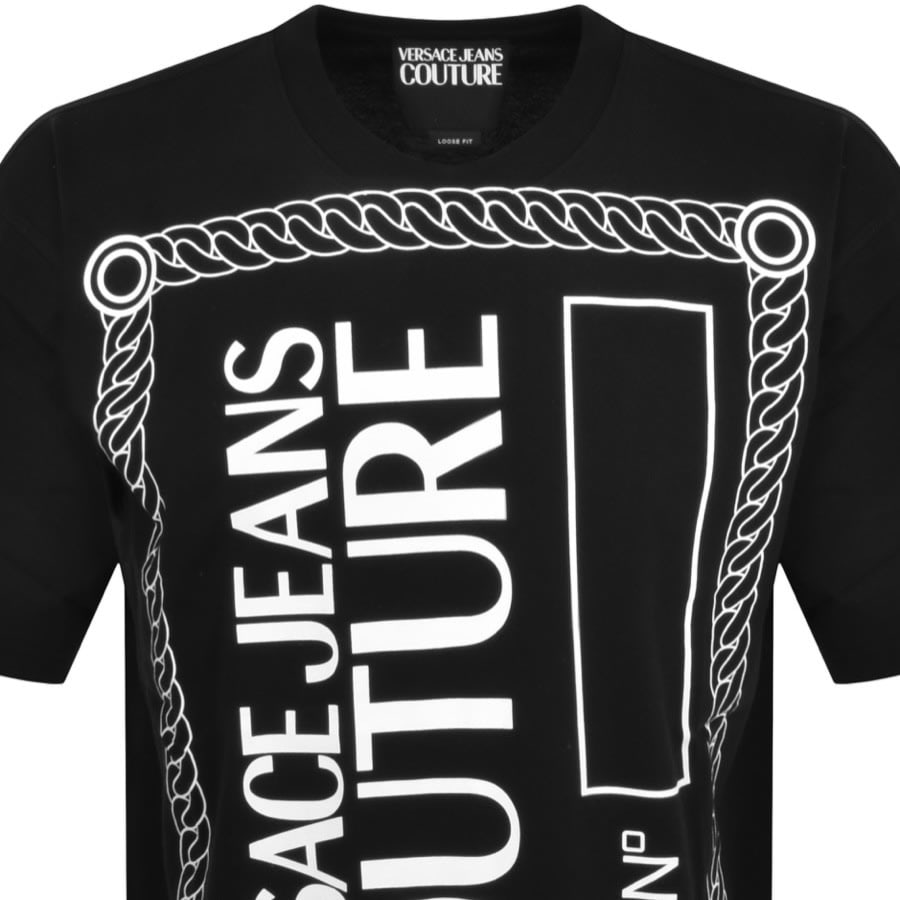 Image number 2 for Versace Jeans Couture Logo T Shirt Black