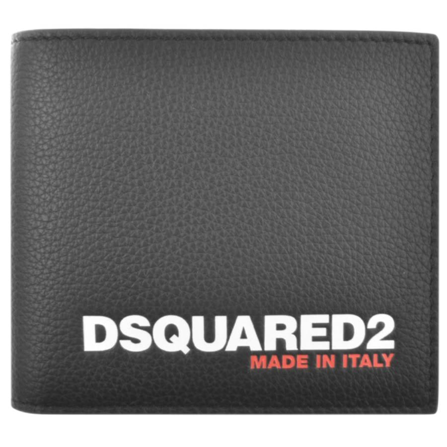 Image number 1 for DSQUARED2 Logo Coin Wallet Black