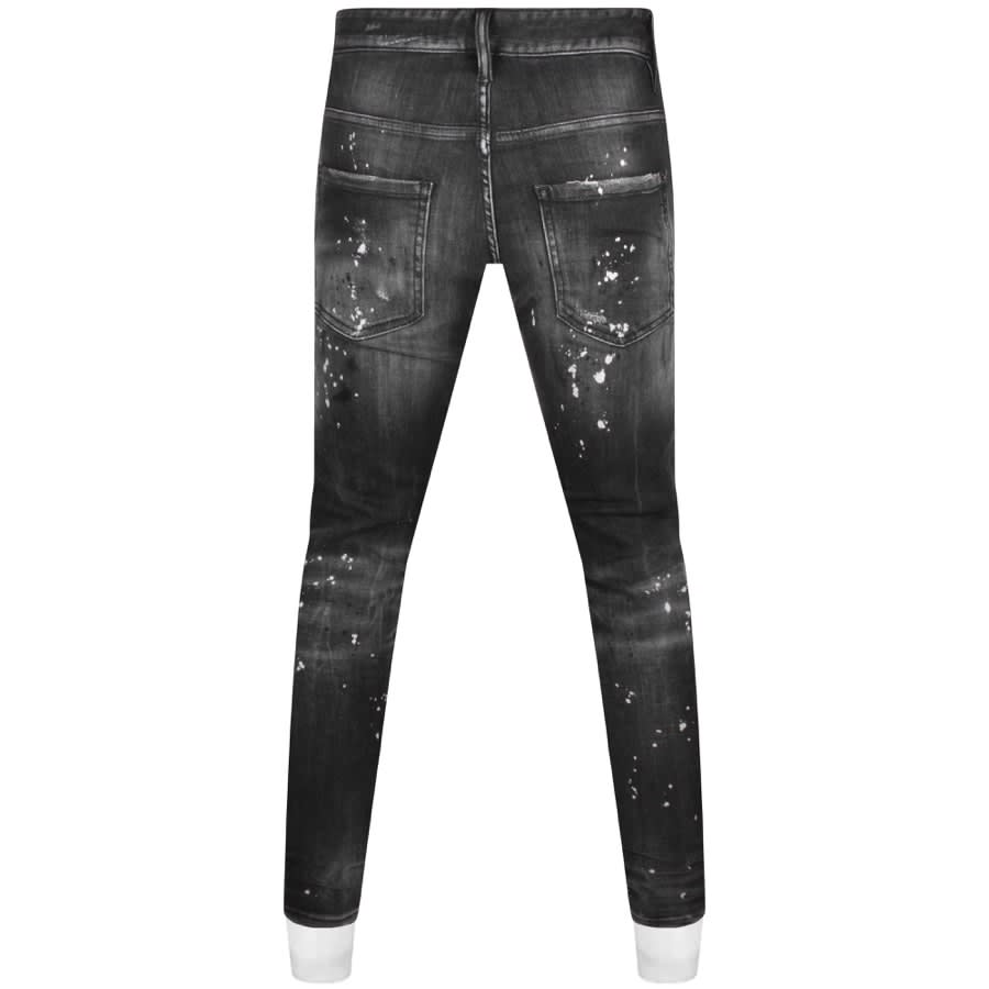 Image number 2 for DSQUARED2 Skater Slim Fit Jeans Black